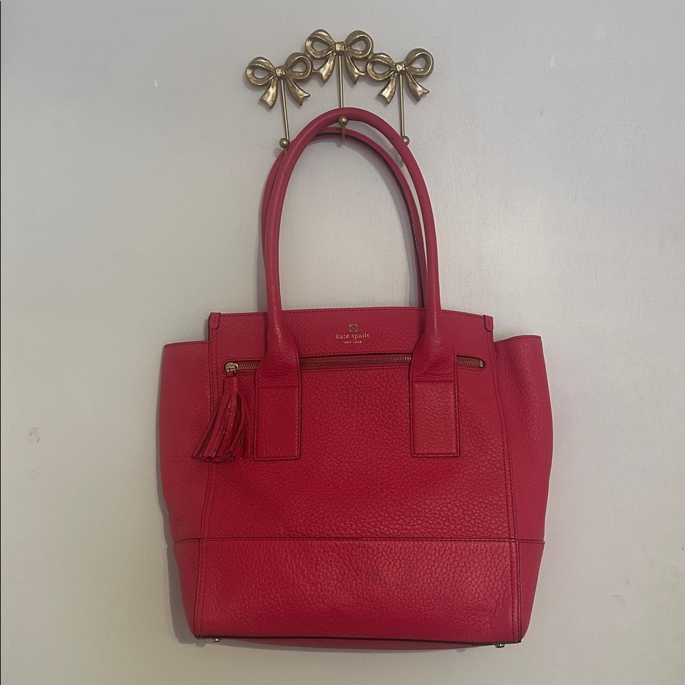 Kate Spade Vibrant Pink Tote Bag